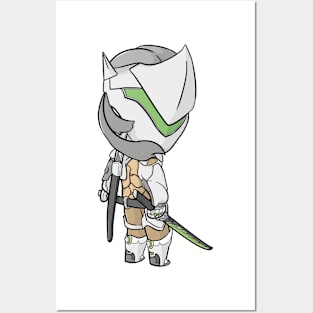 Genji Overwatch Chibi Posters and Art